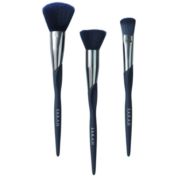 F.A.R.A.H. Midnight pro trio luxe brushes - Picture 2 of 5